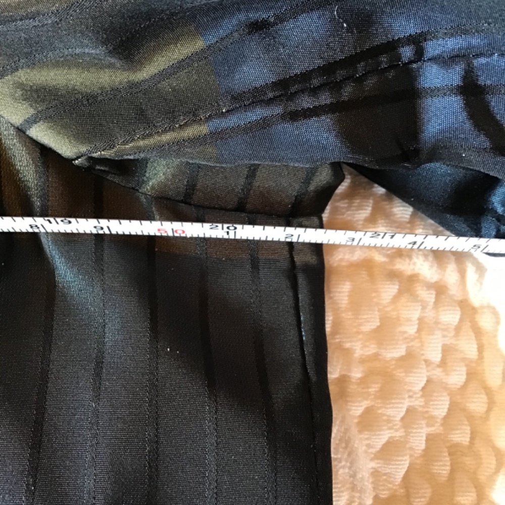 ETRO Striped Shiny Velvet Trim Puff Sleeve Buttoned Front Jacket - Picture 5 of 6